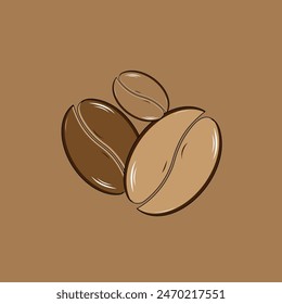 Illustration Coffee Beans Graphic Vector
