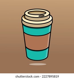 Illustration of Coffee Cup - Coffee Cup Vector - Coffee Cup Drawing
