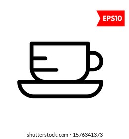 illustration of coffee flat icon