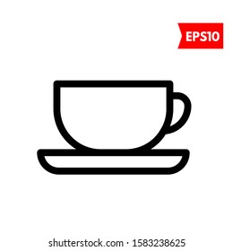 illustration of coffee flat icon