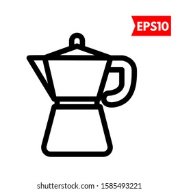 illustration of coffee flat icon