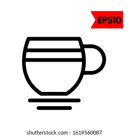 illustration of coffee flat icon