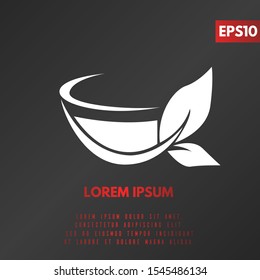 illustration of coffee flat logo