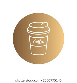 An illustration of a coffee icon