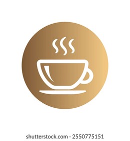 An illustration of a coffee icon