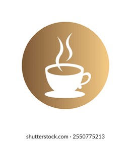 An illustration of a coffee icon