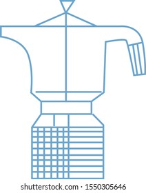 illustration of coffee icon, sticker,tshirt print, vector illustration