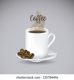 illustration of coffee icons, coffee illustration, vector illustration