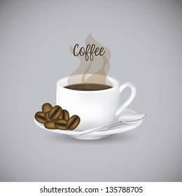 illustration of coffee icons, coffee illustration, vector illustration