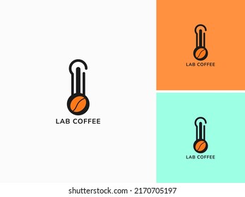 ILLUSTRATION COFFEE LAB LOGO DESIGN VECTOR FOR YOUR BUSINESS