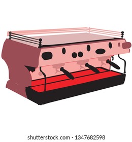 illustration of a coffee machine