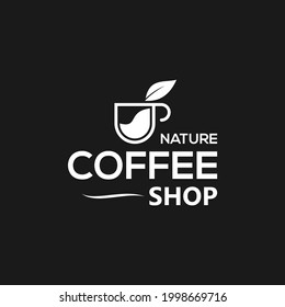 illustration of coffee shop on chalkboard