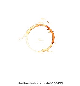 Illustration of coffee stain, Vector Illustration
