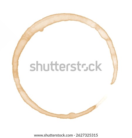 Illustration of coffee stain, Vector Illustration. EPS10