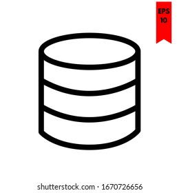 ilustración de icono plano de moneda