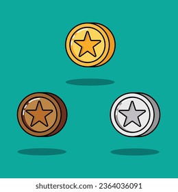 The Illustration of Coin Game With Star