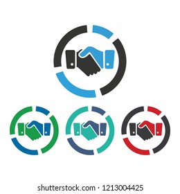 illustration of collection handshake