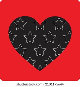Illustration collection vector heart, icon, symbol, website