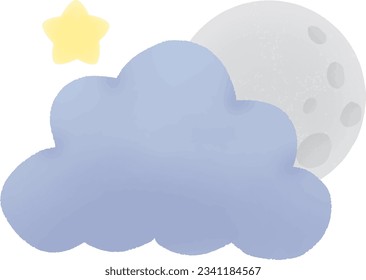 Illustration collection of weather element