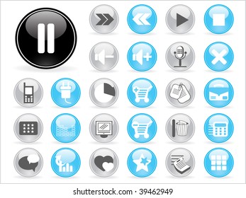 colección de ilustraciones de iconos web
