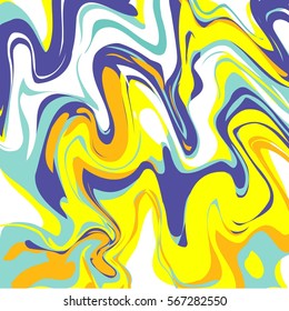 (illustration) color blend background, abstract artistic background of fluid and liquid paint colors, marble background