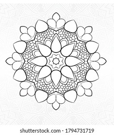 
An illustration to color in free time.