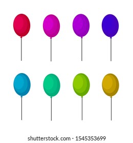 
Illustration with colored balls for the holidays