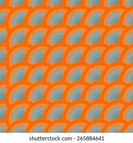 Illustration of a colored geometric seamless pattern