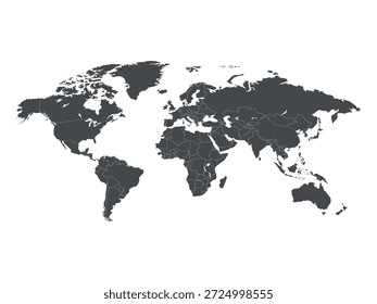 Ilustração de um mapa colorido do mundo
