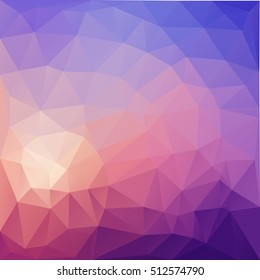 Illustration of colored  poligonal abstract background.