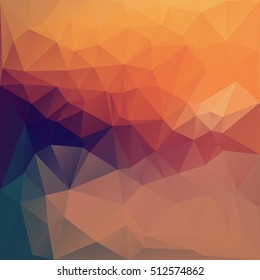 Illustration of colored triangle abstract background.