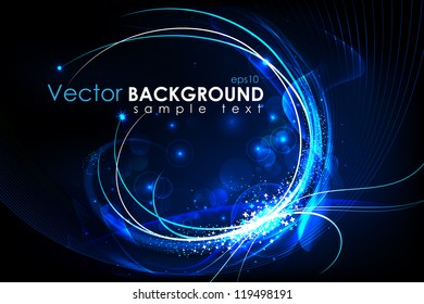 illustration of colorful abstract vector background