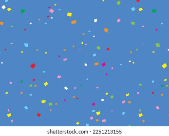 illustration of colorful confetti background