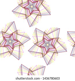 Illustration of colorful design. African ornament. Vector graphics.