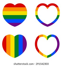 Illustration of colorful heart