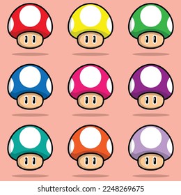 Super Mario Characters 79221 Vector Art at Vecteezy