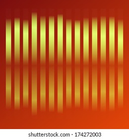 illustration of colorful musical bar showing volume on black background