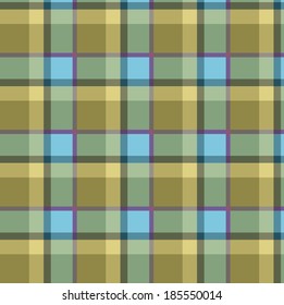 Illustration of a colorful plaid pattern design.