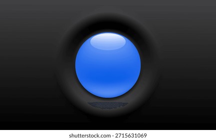 Illustration of the colorful round web buttons on a white background

