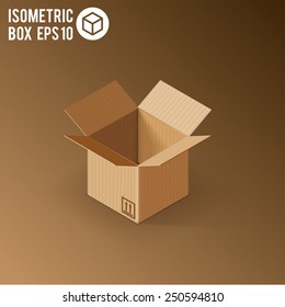illustration of colorfull open box