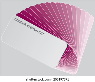 Illustration - Colour guide set of Swatches