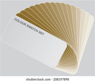 Illustration - Colour guide set of Swatches