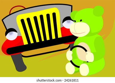 Illustration of colour picture	