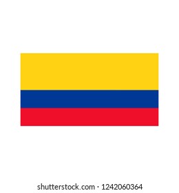 Illustration of Columbia flag