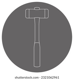 Illustration of a combination hammer.