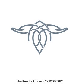 illustration of a combination of lotus and hands