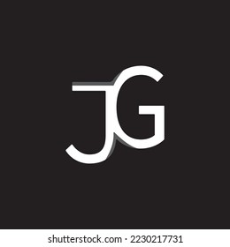 illustration of a combined monogram of the letters J and G.
