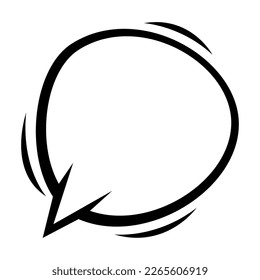 Illustration of comic speech bubble. Cartoon pop art creative image.