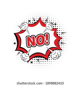 Illustration of the comic style of No wording. Comic speech for advertisement commercial business template design
