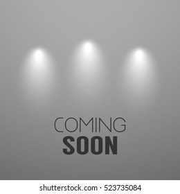Illustration of a Coming Soon background.